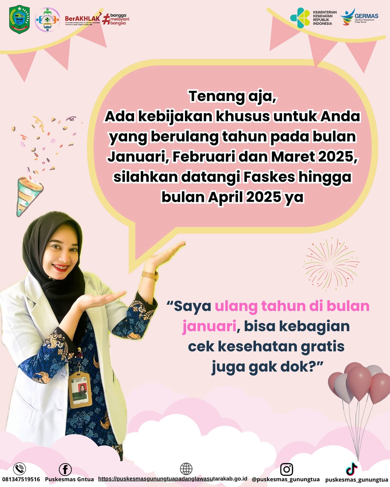 Pesan Informasi CKG